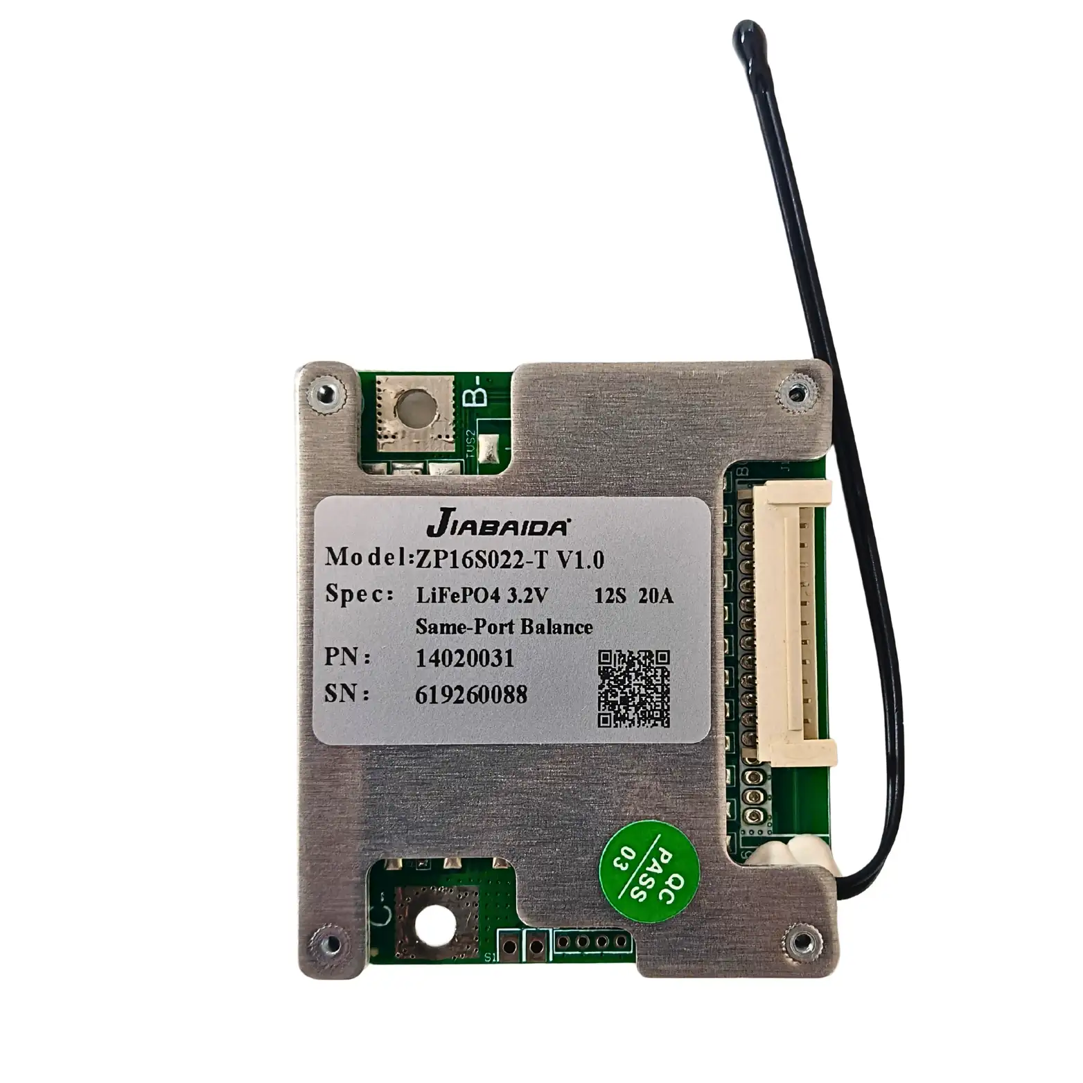 JBD LFP BMS 12S 20A ZP16S022